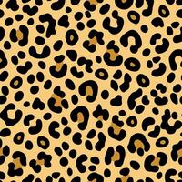 Leopard Print Seamless Pattern Texture Background vector