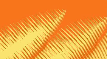 Abstract Orange and Yellow Halftone Pattern Background vector