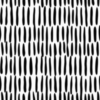 Black and White Vertical Stripe Pattern Seamless Texture vector