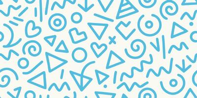 Abstract Light Blue Geometric Pattern Background vector
