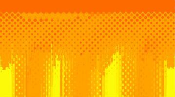 Abstract Orange and Yellow Background Dotted and Striped Texture vector