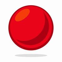 Red Circle Abstract Icon Design Element vector