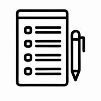 Checklist Icon To Do List, Task Management, Planning vector
