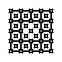 error correction quantum computer line icon illustration vector