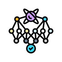 supremacy quantum computer color icon illustration vector