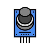 gas sensor module color icon illustration vector