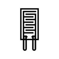 humidity sensor module color icon illustration vector