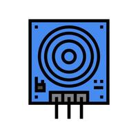touch sensor module color icon illustration vector