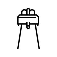 infrared sensor module line icon illustration vector