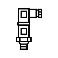 pressure sensor module line icon illustration vector