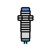 proximity sensor module color icon illustration vector