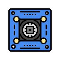 color detection sensor color icon illustration vector