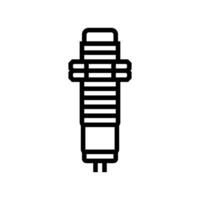 proximity sensor module line icon illustration vector