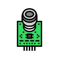 co2 sensor module color icon illustration vector