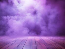 Colorful smoke fills the air during a vibrant performance photo
