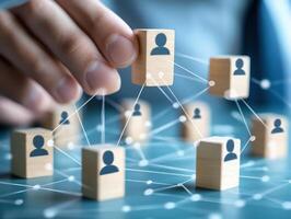 Building connections through networking strategies in business photo