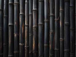 Bamboo wall texture displaying natural patterns and tones photo