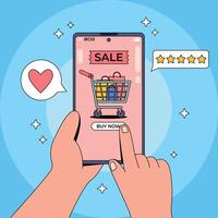 How to use social media to sell your products vector