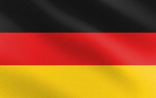 Flag of Germany with paper texture and light vector