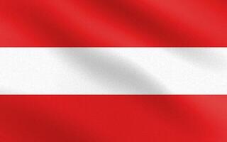 Flag of Austria with paper texture and light vector