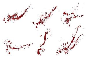 Set of creative gradient red blood background element vector
