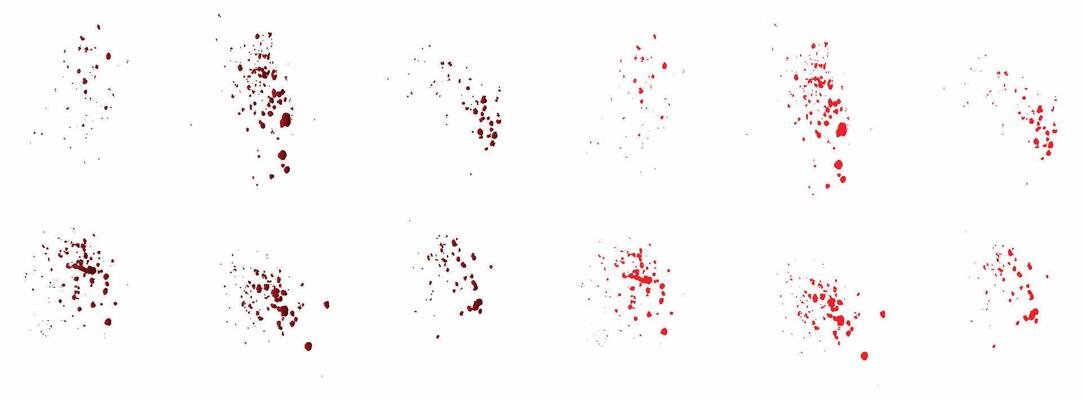 Red blood splatter background collection