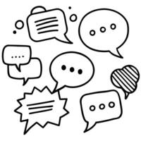 speech bubbles with speech bubbles and bubbles vector