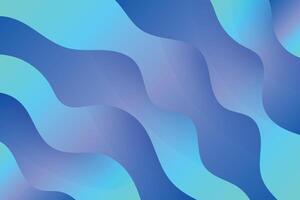 Wavy composition with soft edges and gradient blending in blue tones for a smooth, abstract background vector