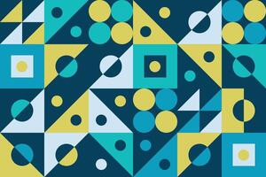 Trendy geometric seamless background with pyramid-inspired shapes, splatter effect, and brush-styled illustration vector