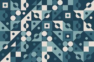 Abstract triangle seamless pattern with retro tile look, ideal for hipster design, wrapping paper, or artistic fabric textures vector