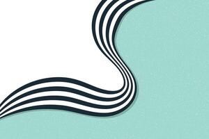 Stylized circular waves of stripes over turquoise, blending radial symmetry with graphic elegance for seamless and trendy backgrounds vector