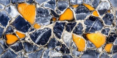 Abstract Blue and Orange Stone Texture Seamless Pattern Background Design art rock grey tile bold photo