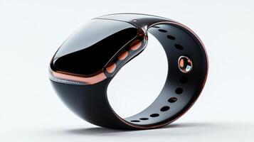 The apple watch is shown in black and gold photo