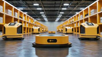Robotics in the warehouse photo