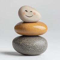 A stack of rocks photo