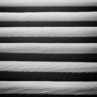 A black and white photo of a row of black and white stripes
