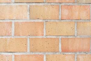 Seamlessly arranged texture of orange aerated mortar blocks, forming a regular pattern, used as a background or design elements in various architectural projects, photo