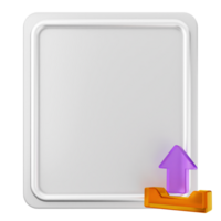 A white square with an arrow pointing to the right png
