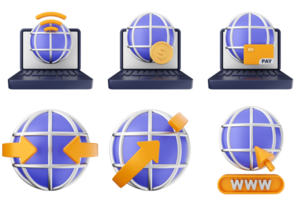 Internet icon set - globe, internet, internet icon png