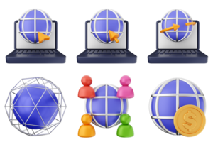 A set of icons depicting various types of people png