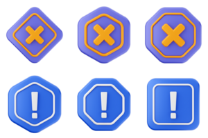 A set of four different types of icons with different symbols png