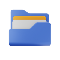 A folder with three files in it png
