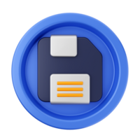 A blue disk icon with a file on it png