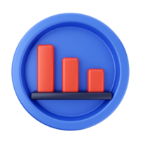 A blue button with a red bar on it png