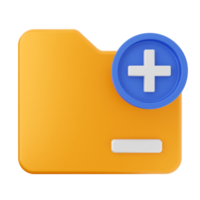 A folder with a plus sign and a cross png