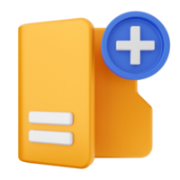 A folder with a plus sign and a plus sign png