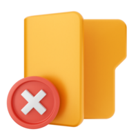 A folder with a red cross on it png