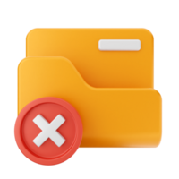 An orange folder with a red cross on it png