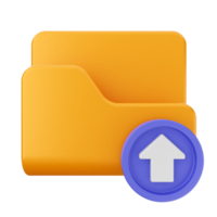 Folder icon with an arrow pointing up png