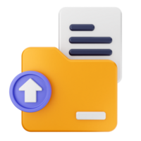 Folder icon with an arrow pointing to a file png